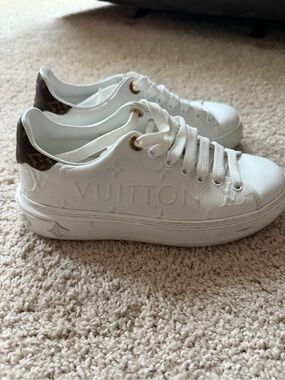 Louis Vuitton Time Out Sneaker in White